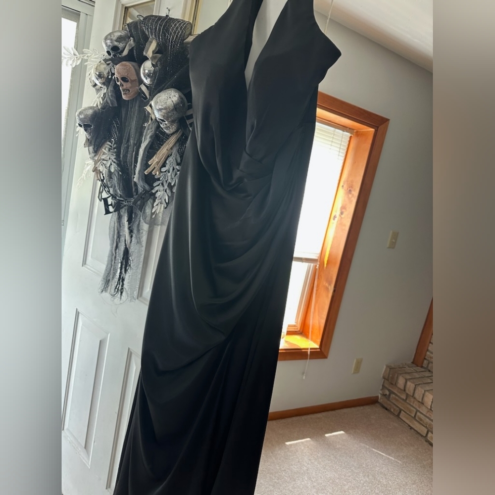 Black Bridesmaids Dress, size 24